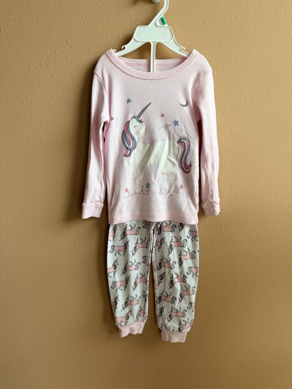 Source Unknown Pink Unicorn Pajama Set for Kids